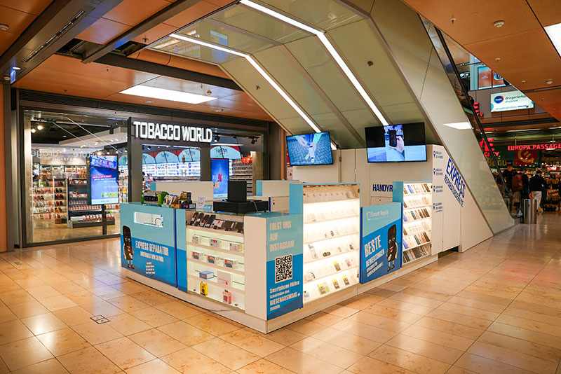 Filiale von iSmart Repair in der Ballindamm 40 in Hamburg – Handy Reparatur ohne Termin